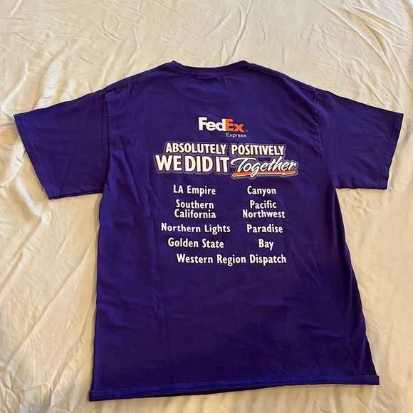 Fedex purple t-shirt - Picture 6 of 6